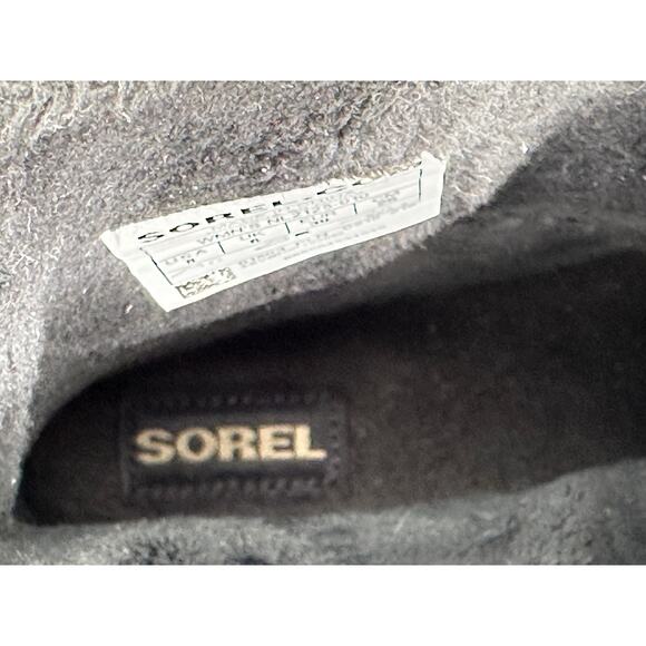 Sorel Winter Fancy Lace II Black Waterproof Boots NL2125-010 Size 8 - Picture 7 of 8